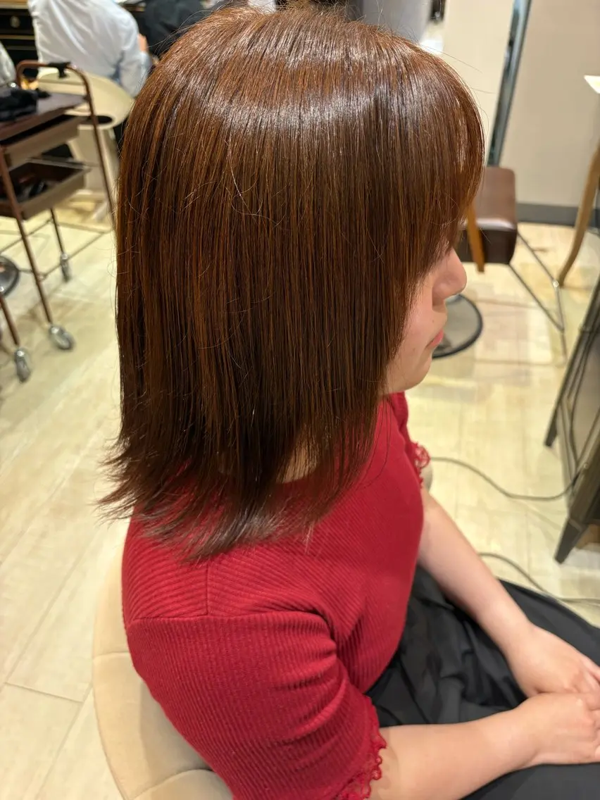 カラー ヘアカラー 透明感カラー ｜高宮｜松下のヘアスタイル