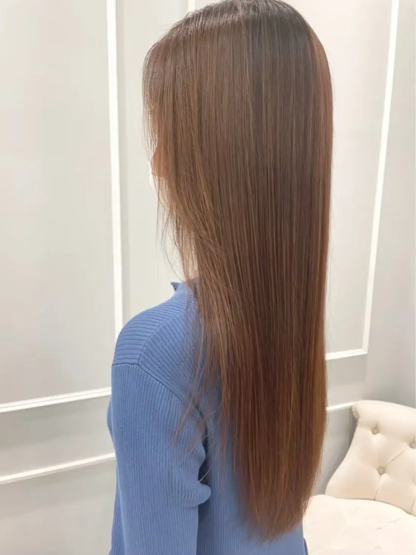 ロング ヘアカラー トリートメント 🩰GINZA ゆうみ🩰のヘアスタイル