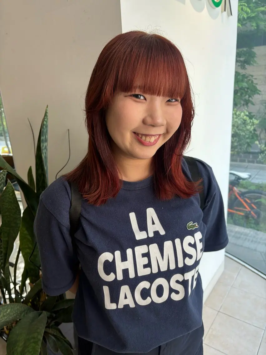 カラー ひがし のののヘアスタイル