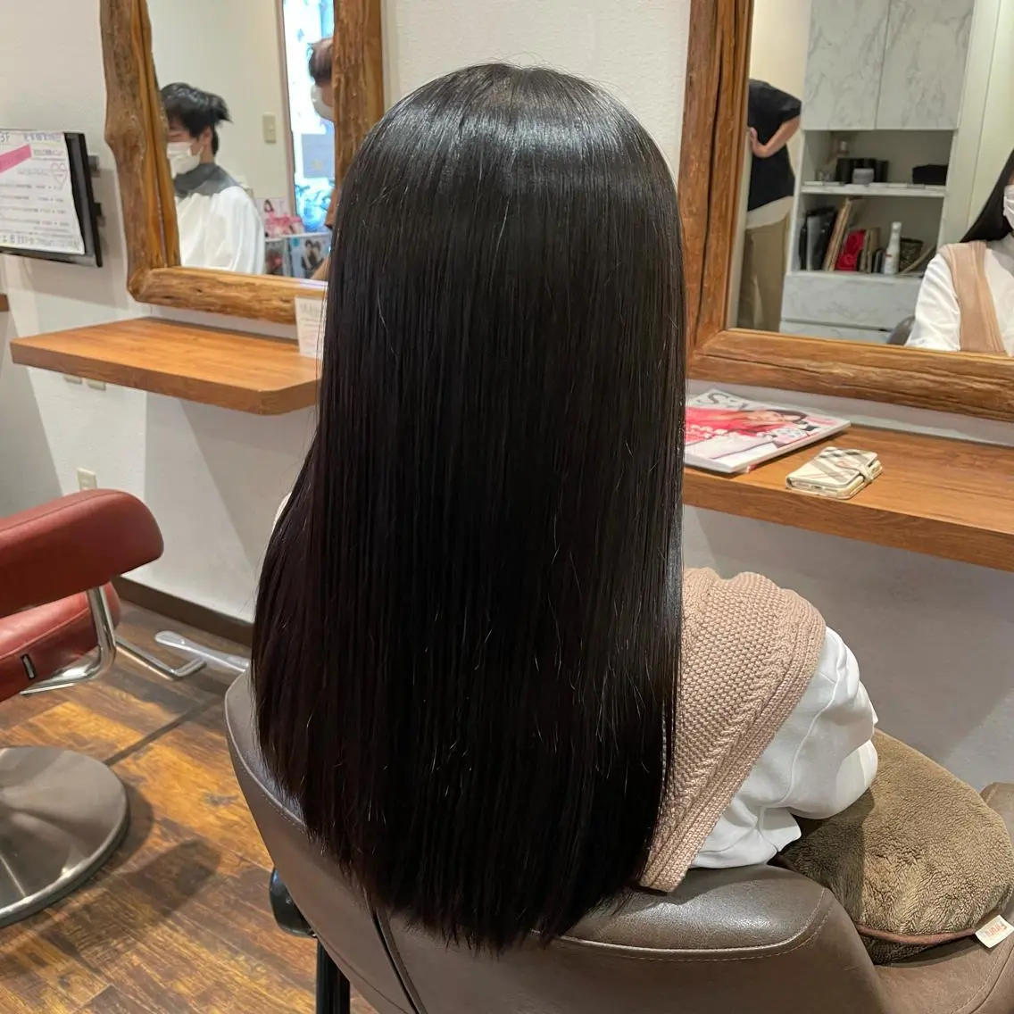 ロング くせ毛 縮毛矯正 Wataru 髪質改善カラー💎のヘアスタイル