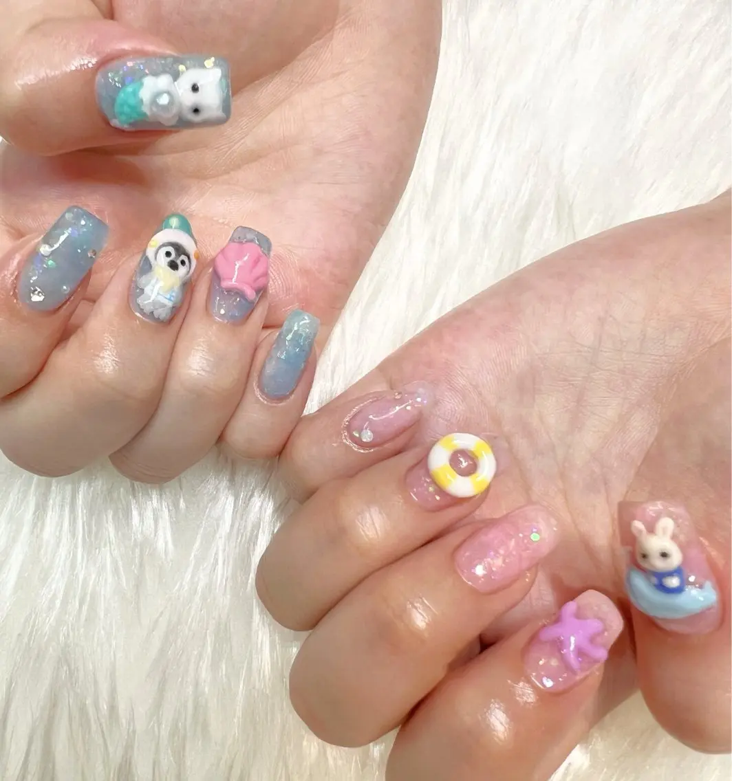 ネイル ハンドネイル glow_ nailのネイルデザイン