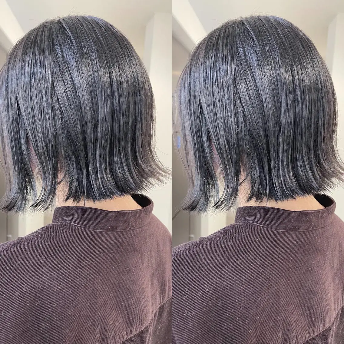 ショート 切りっぱなしボブ ボブ 外ハネヘア カット ヘアカラー トリートメント H (エイチ) 烏丸御池店のヘアスタイル