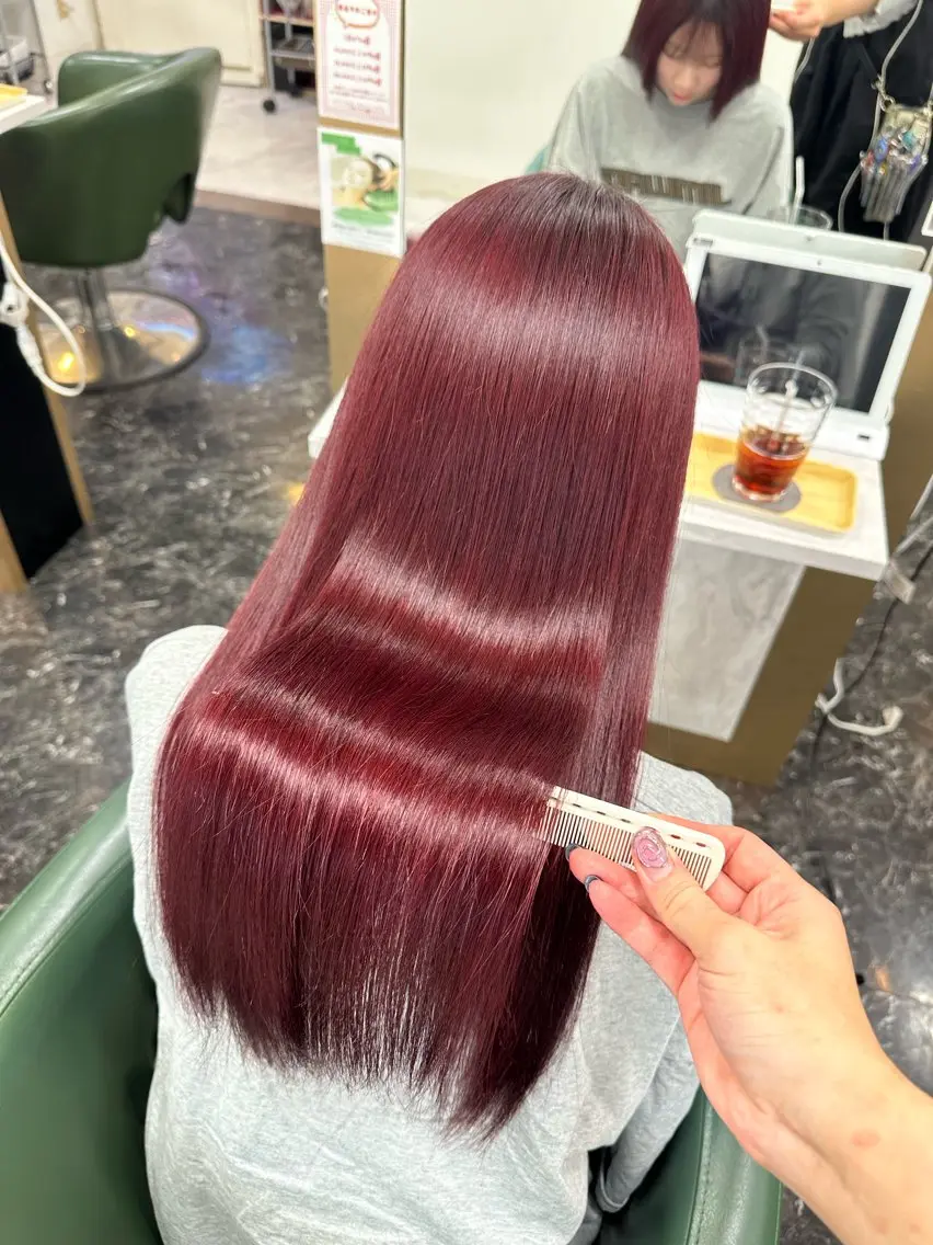 ロング ヘアカラー トリートメント Lantana 前野心結のヘアスタイル