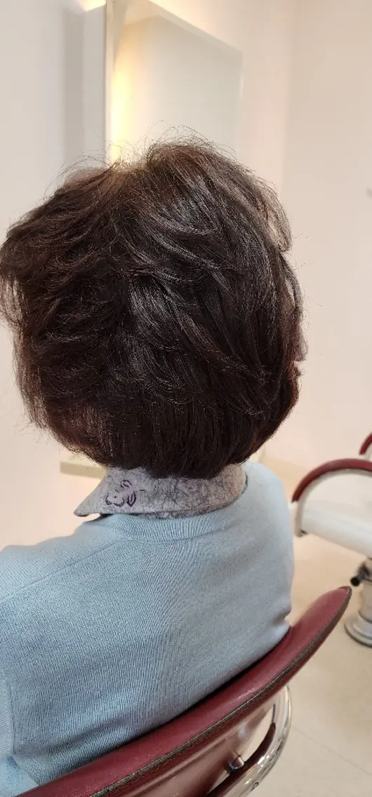 ミディアム カラー パーマ hairmake Juinのヘアスタイル