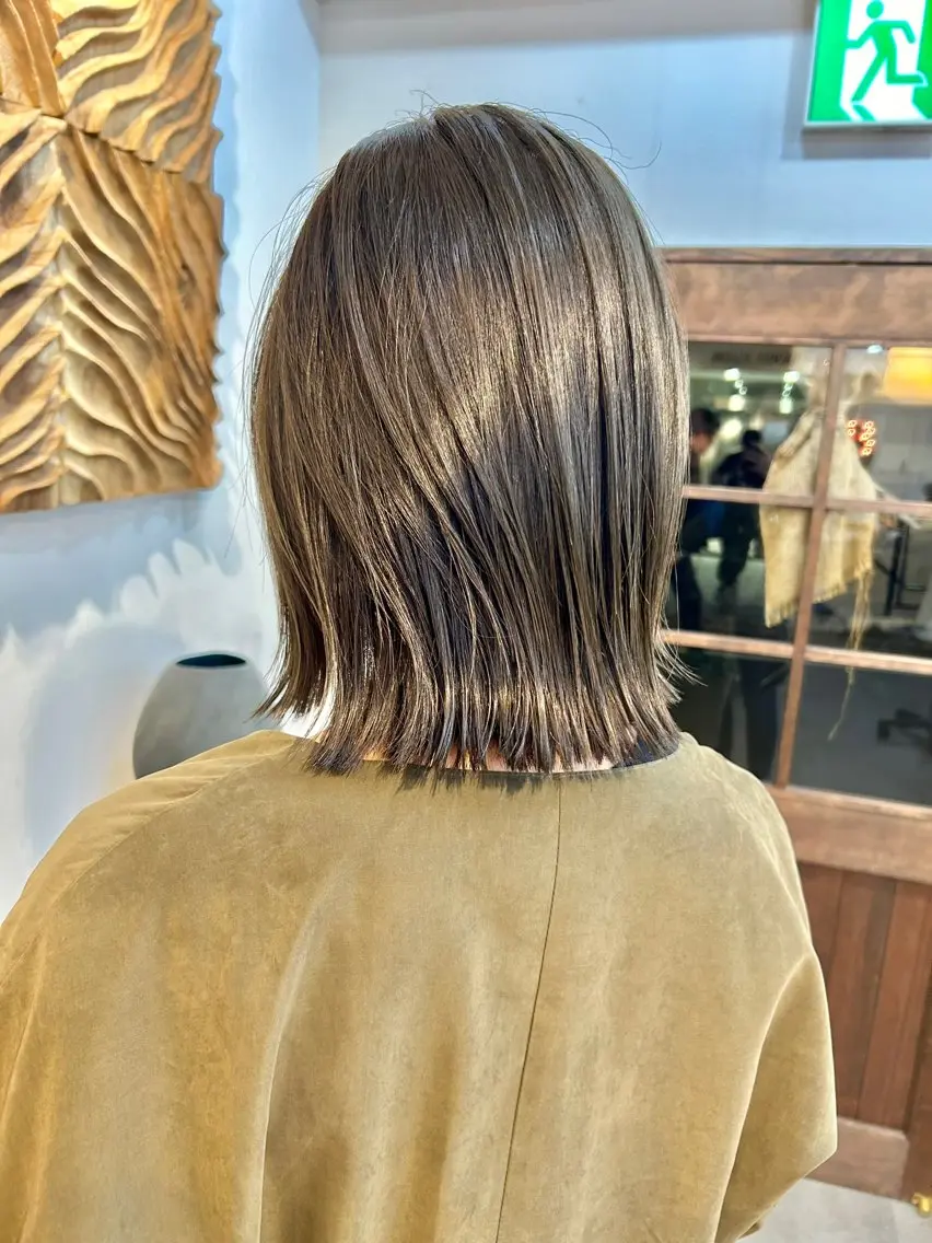 ショート カラー カット ヘアカラー トリートメント 下河 宗太のヘアスタイル