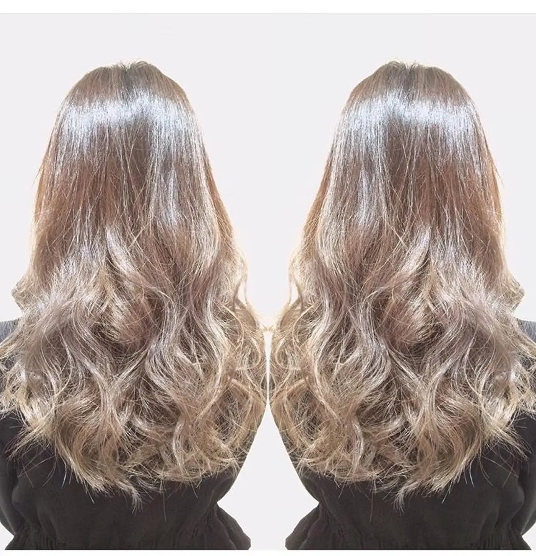 ミディアム セミロング ロング カラー ベージュカラー グラデーションカラー 👑指名率No.1 👑坂口飛翔のヘアスタイル