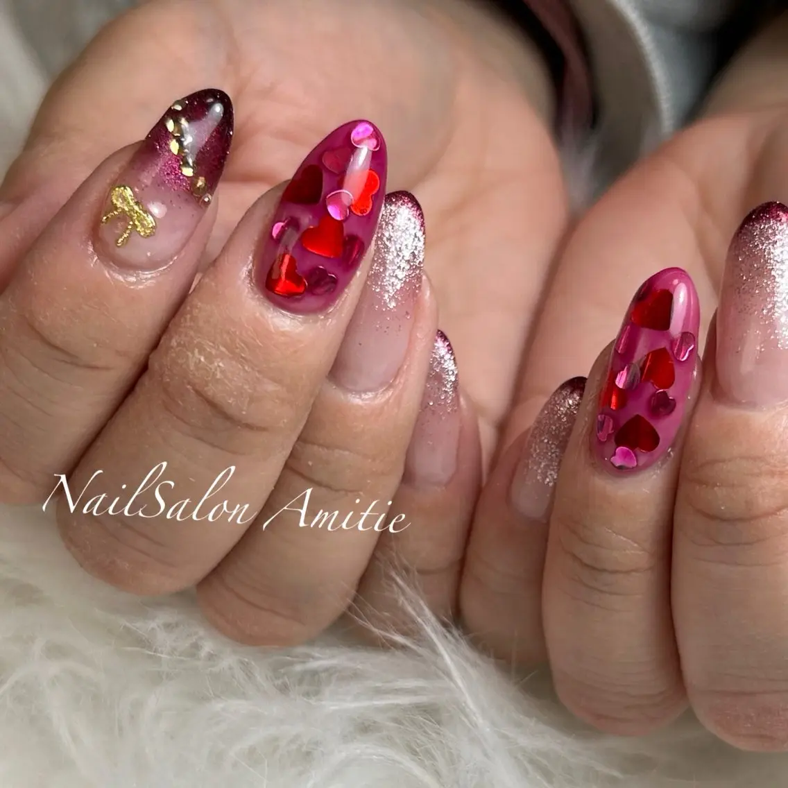 ネイル 持ち込み NailSalon Amitieのネイルデザイン
