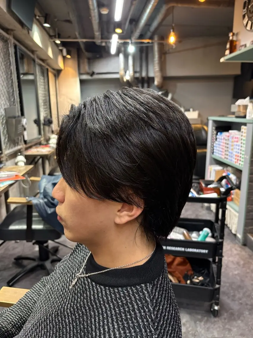 ミディアム 渋谷 【メンズ特化】ナゴムのヘアスタイル