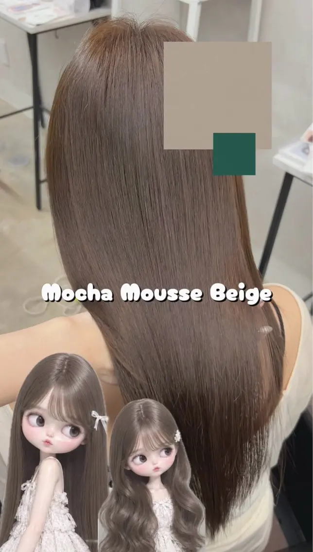 カラー ヘアカラー トリートメント 透明感カラー🍯 髪質改善🫧 野々愛のヘアスタイル