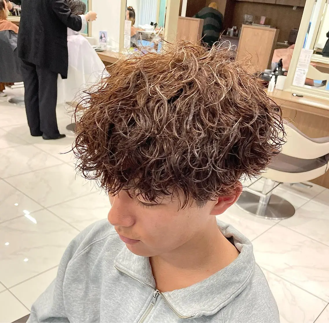 ショート パーマ メンズ 【メンズ特化】 池田大成✂︎のヘアスタイル