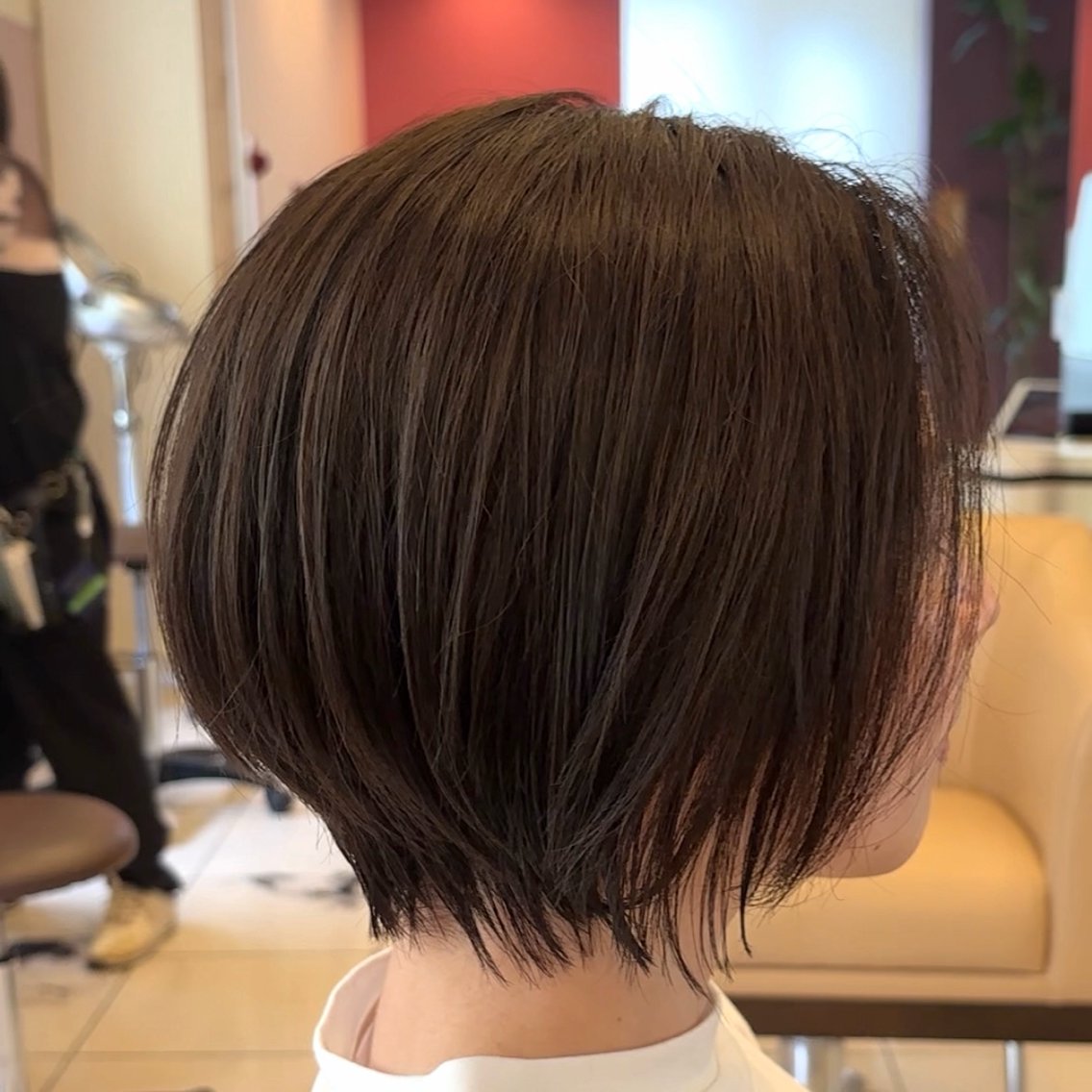 ショート カット ヘアカラー レイヤーカット 登美ヶ丘/ Yutaのヘアスタイル
