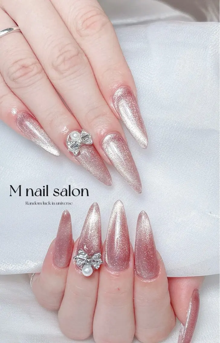 ネイル ハンドネイル M🌷nail 長さだし専門店のネイルデザイン