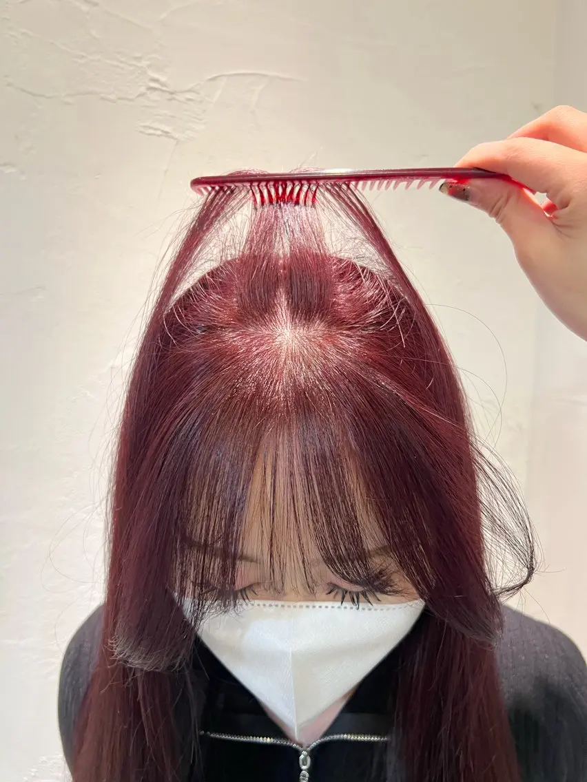 カラー ヘアカラー トリートメント うるぷるカラー 🤍 Naanoのヘアスタイル