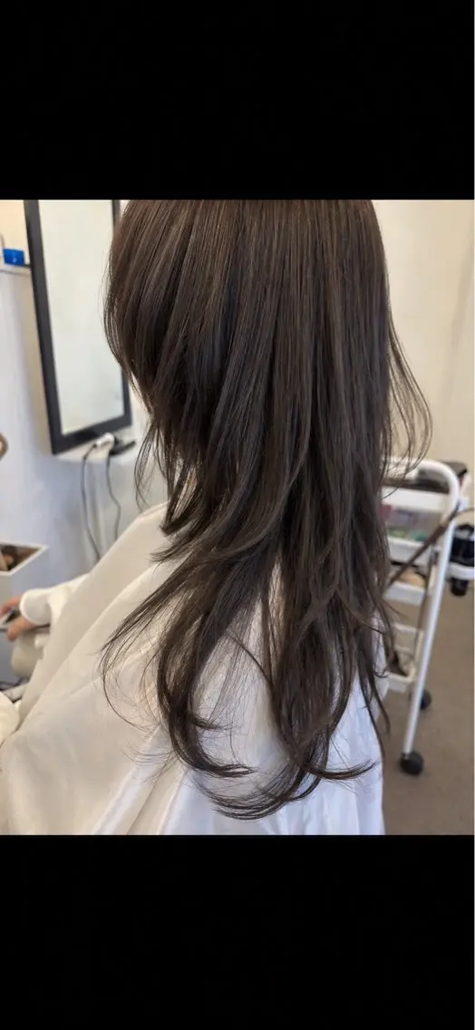 セミロング ヘアカラー 塚原 直子のヘアスタイル
