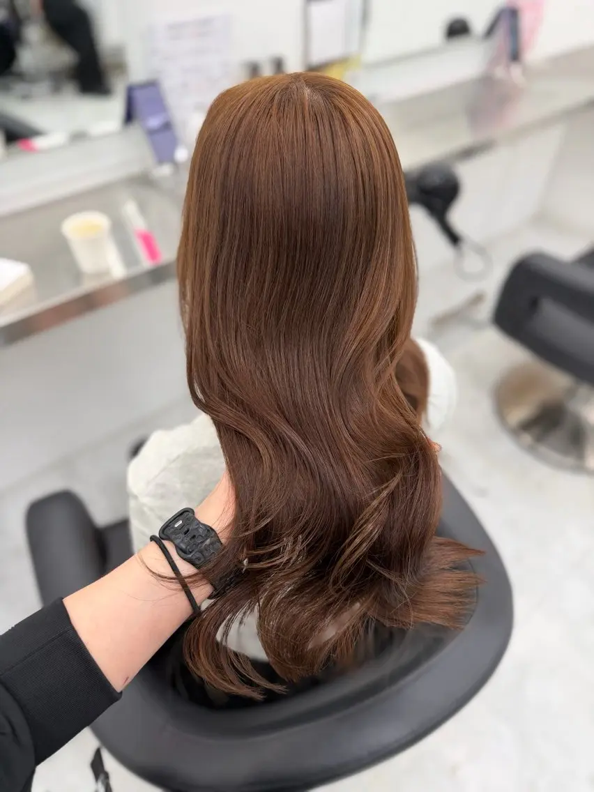 ロング カラー ヘアアレンジ ヘアカラー トリートメント ヘアセット 透明感カラー🎀艶髪 Anju/渋谷🎀のヘアスタイル