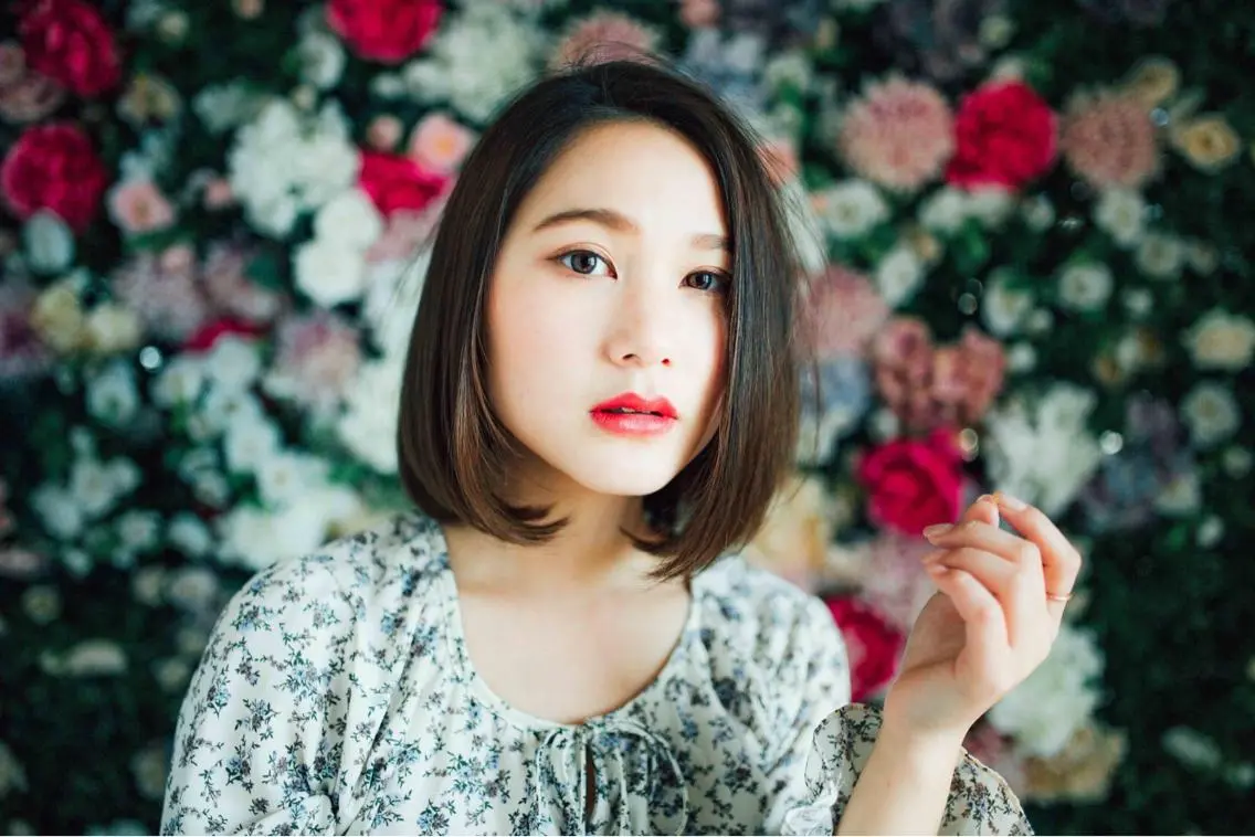 ショート カラー 遊佐 瑞紀のヘアスタイル