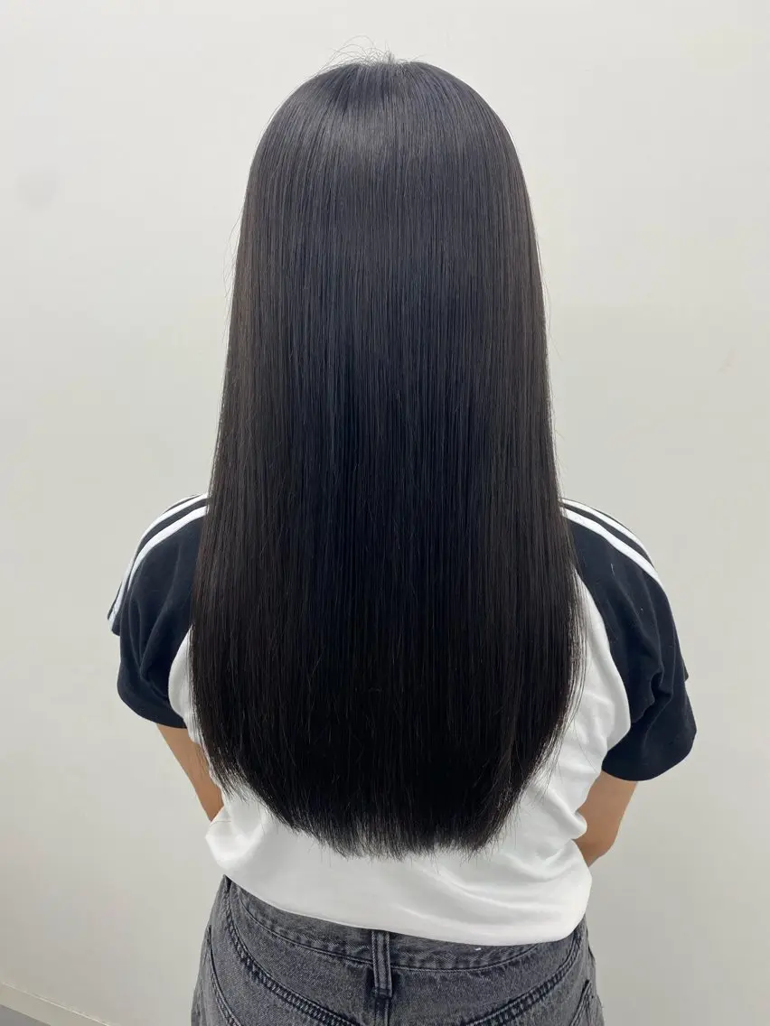 ロング 丸山 純奈のヘアスタイル