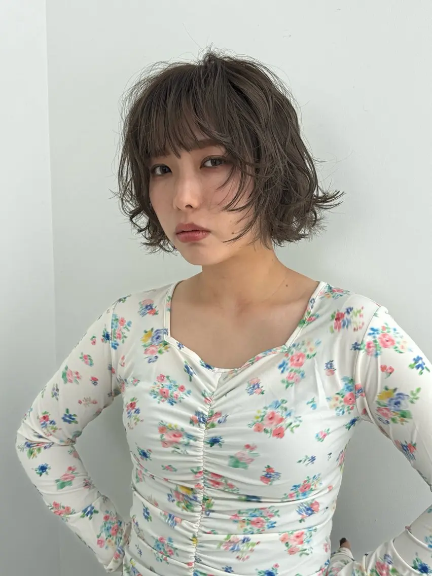 カラー カット ヘアカラー kage Nanamiのヘアスタイル