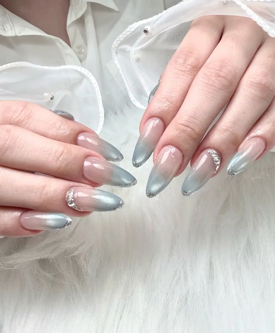 ネイル アートネイル ジェルネイル 韓国ネイル ロングネイル 持ち込み ハンドネイル Blingg NailStudioのネイルデザイン