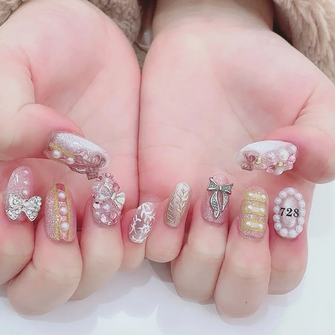 ネイル ハンドネイル 大分市推し活ネイル 🎀ライブ・現場前にのネイルデザイン