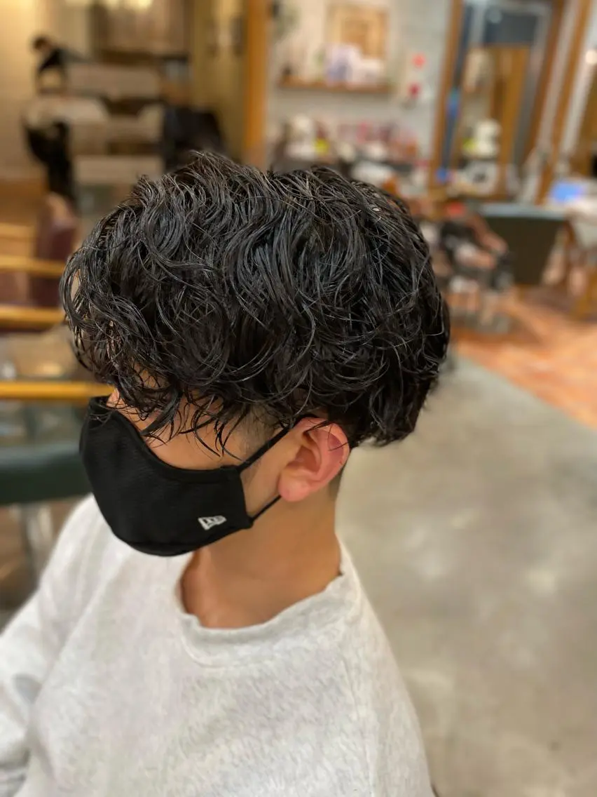 【メンズ限定🧑‍🦱】✂️パーマ＋カット＋クイックトリートメントの写真