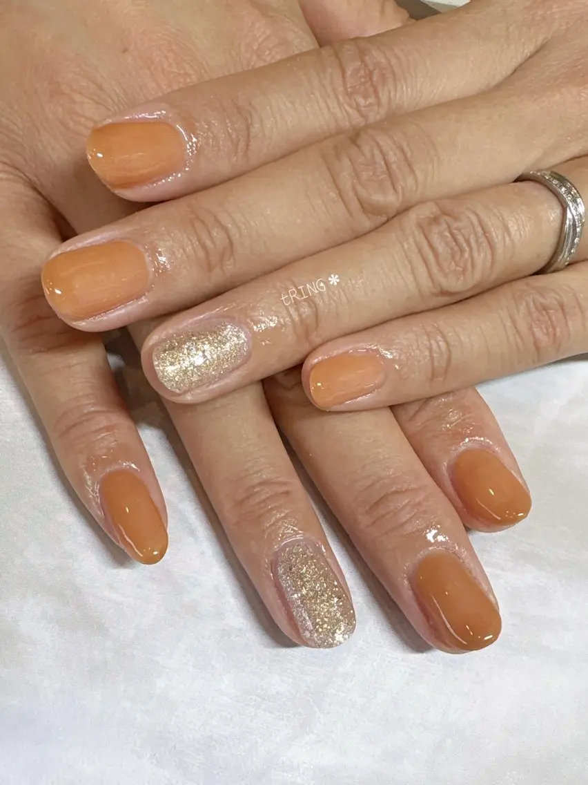 ネイル ハンドネイル tRING＊ しいの木台のネイルデザイン