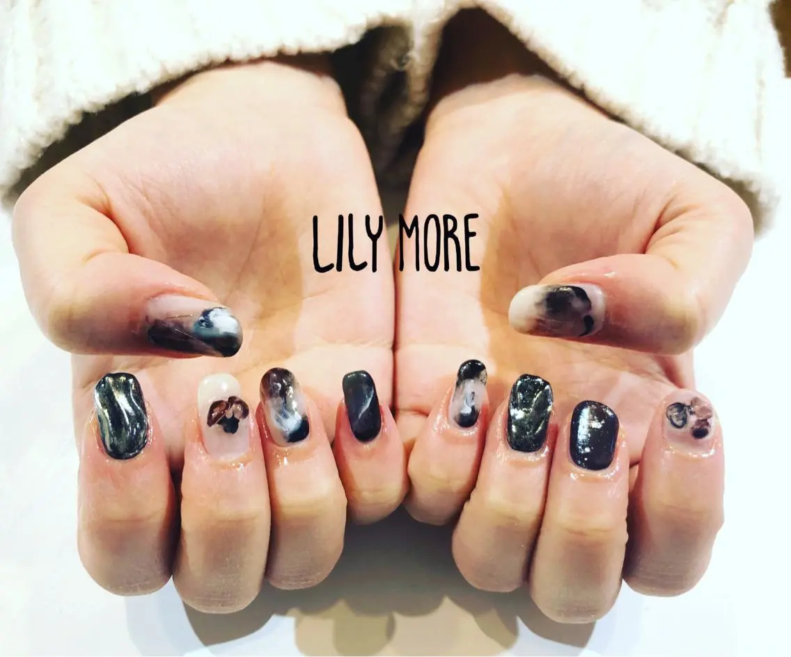 ネイル ニュアンスネイル Lily closetのネイルデザイン