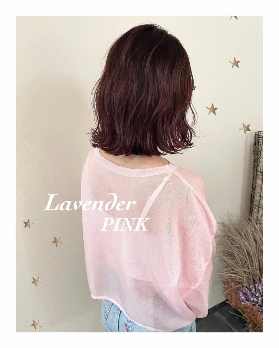 ミディアム カラー カット ヘアカラー 市川 千夏のヘアスタイル