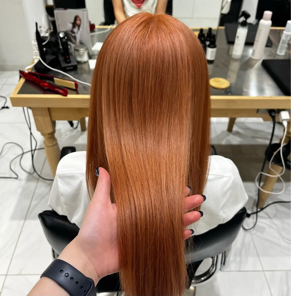 ヘアカラー トリートメント ヘッドスパ 艶カラー/ NaRuのヘアスタイル