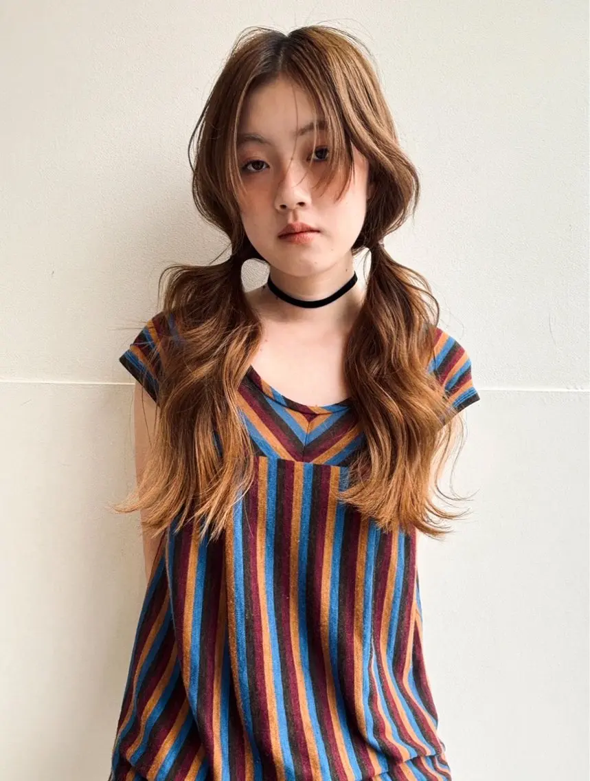ロング ヘアカラー 🦴カラー /カエデ🦴のヘアスタイル