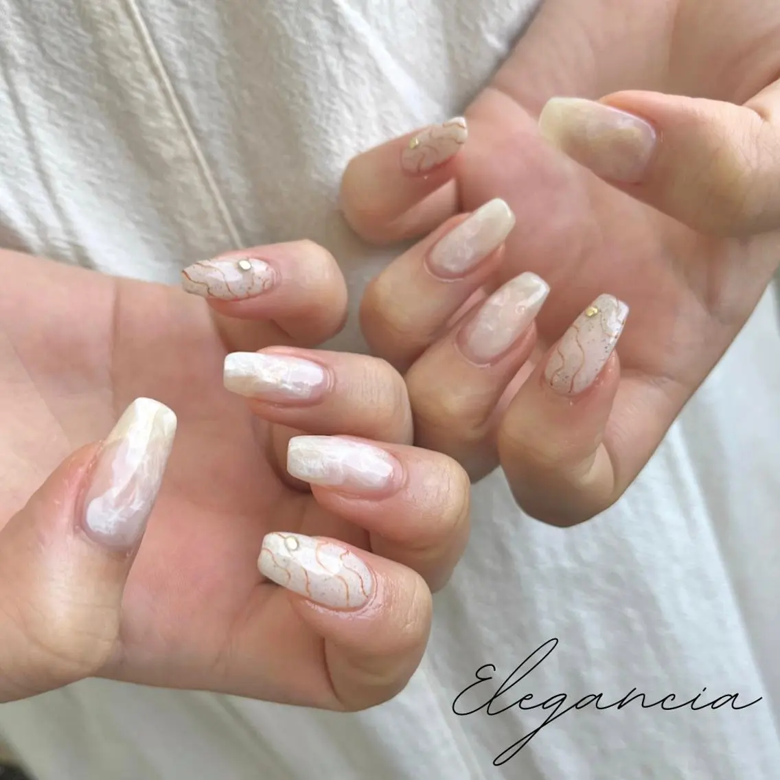 カラー ネイル ハンドネイル Elegancia. Hiromiのネイルデザイン