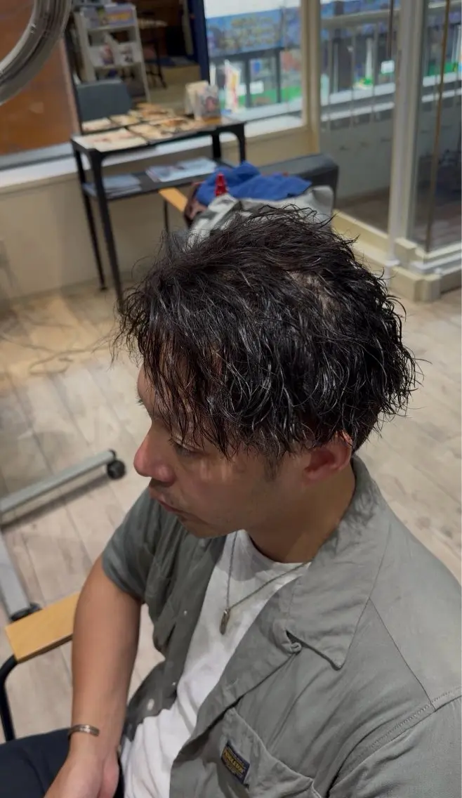 【メンズのみ】ツイストスパイラルパーマ※カット無しの写真