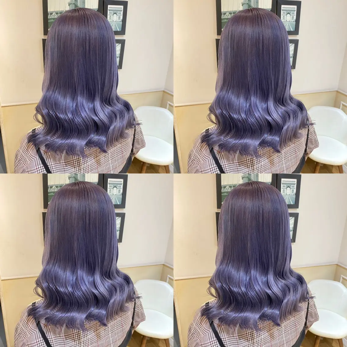 ロング カラー ブルーカラー ブルーラベンダー ラベンダーカラー 髪質改善 ヘアカラー トリートメント 店長✨髪質改善✖️ 透明感カラー／純大のヘアスタイル