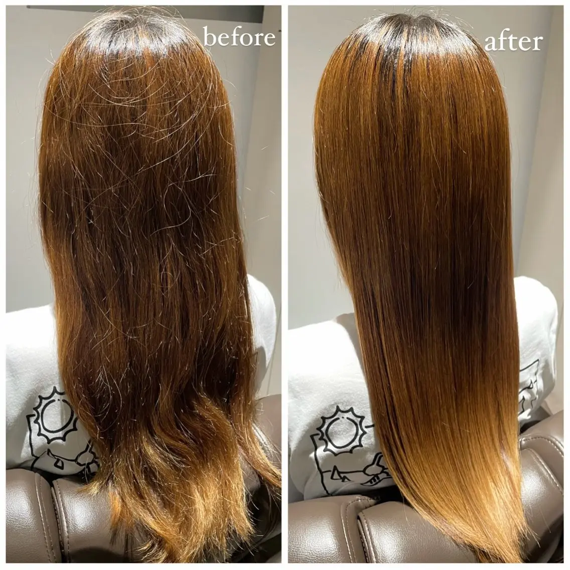 セミロング スパニスト 福井のヘアスタイル