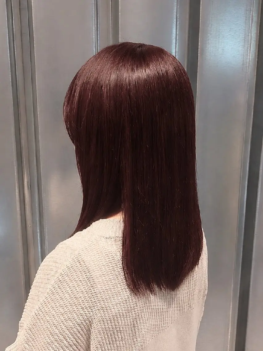 ロング カラー ブリーチ ブリーチなしカラー ヘアカラー トリートメント 🌸センター北 🌸森田 果南🌸のヘアスタイル