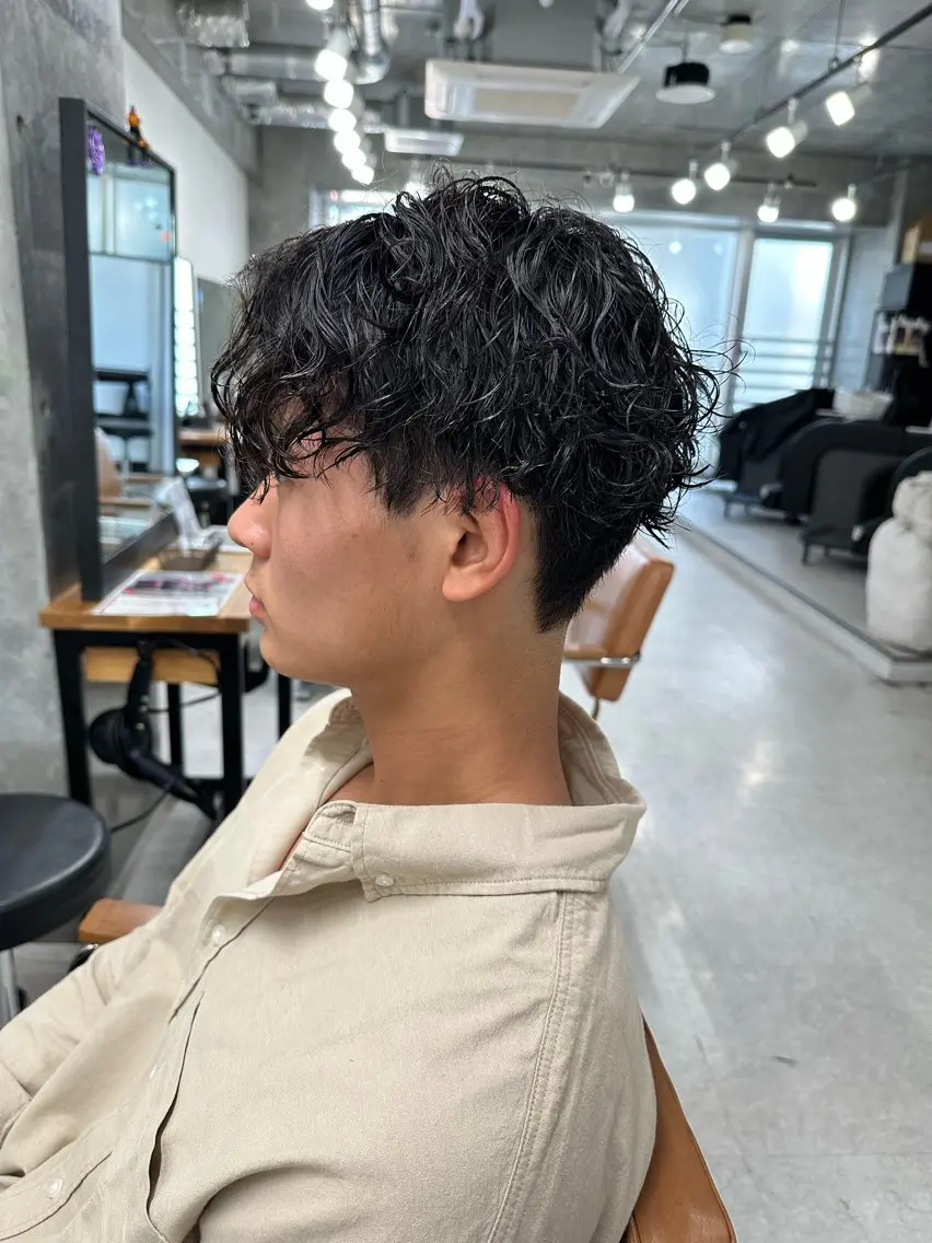 ショート パーマ メンズ メンズ似合わせ🪞 kotoriのヘアスタイル