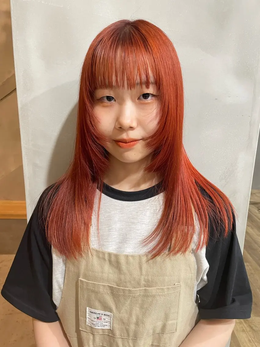 ロング 柴田美育/ カットモデル募集のヘアスタイル
