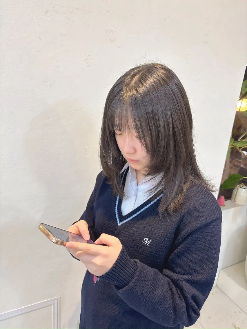 透明感カラー🫧 LAMP かなえのヘアスタイル