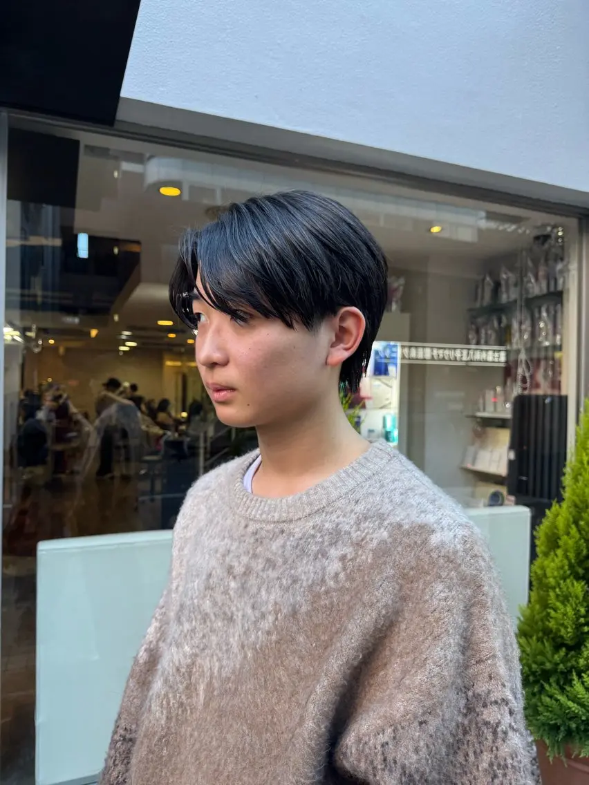 ショート メンズ カット 透明感カラー🌱 🍑天野琴音🍑のヘアスタイル