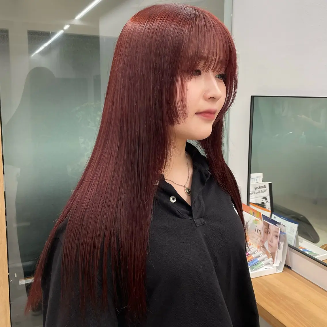 ロング 盛れる透明感カラー momokaのヘアスタイル
