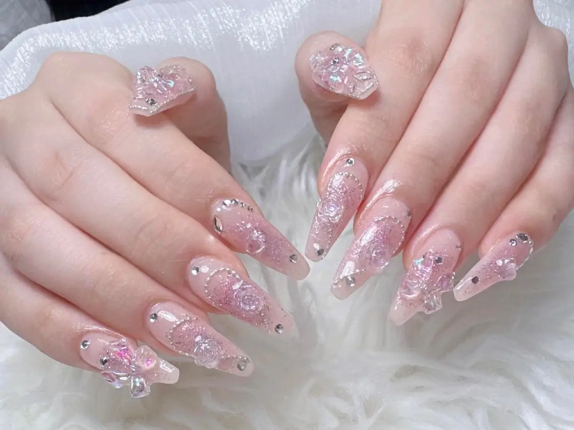 ネイル フレンチネイル グラデーション 韓国ネイル マグネットネイル ミラーネイル Squen Nail shinjukuのネイルデザイン