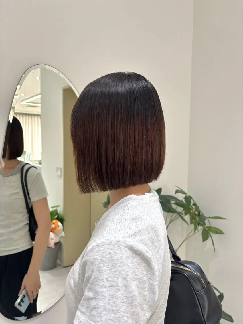 カット Karin🎀韓国/ レイヤー&ボブ🩶のヘアスタイル