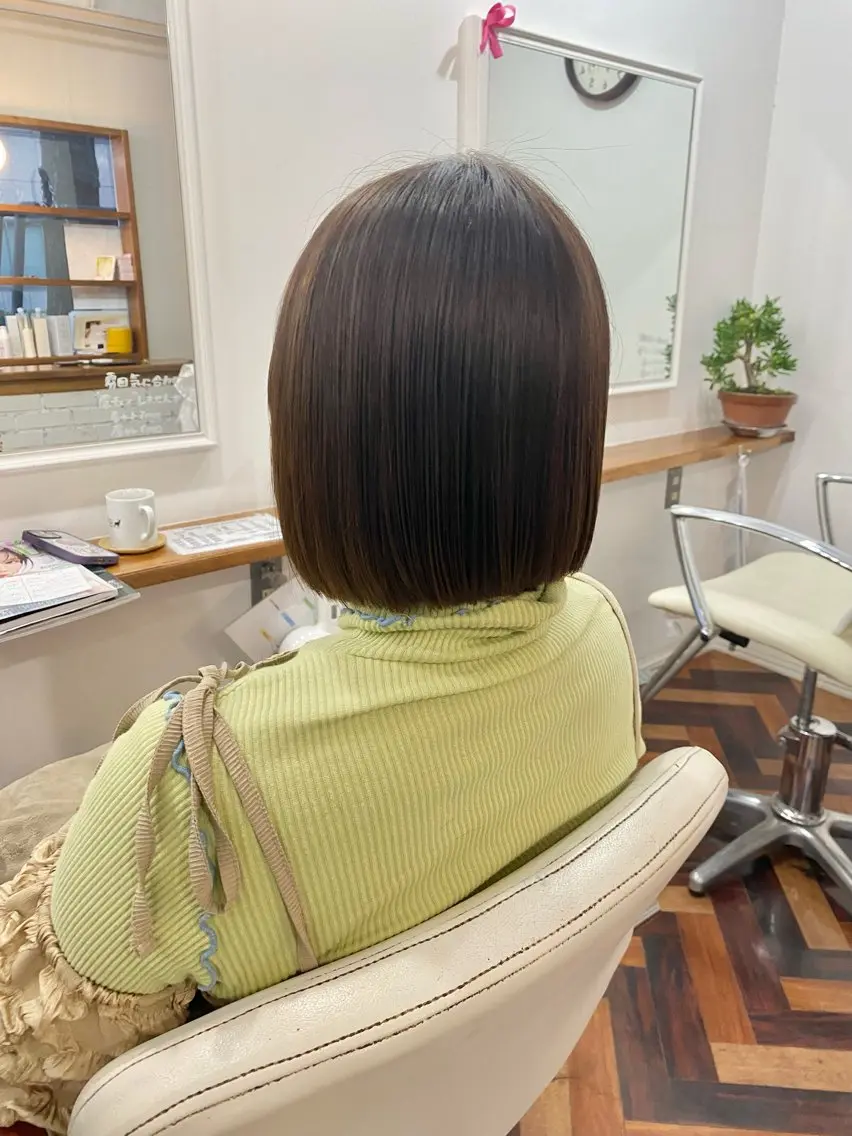ショート パーマ 縮毛矯正 Kazaoka Saraのヘアスタイル
