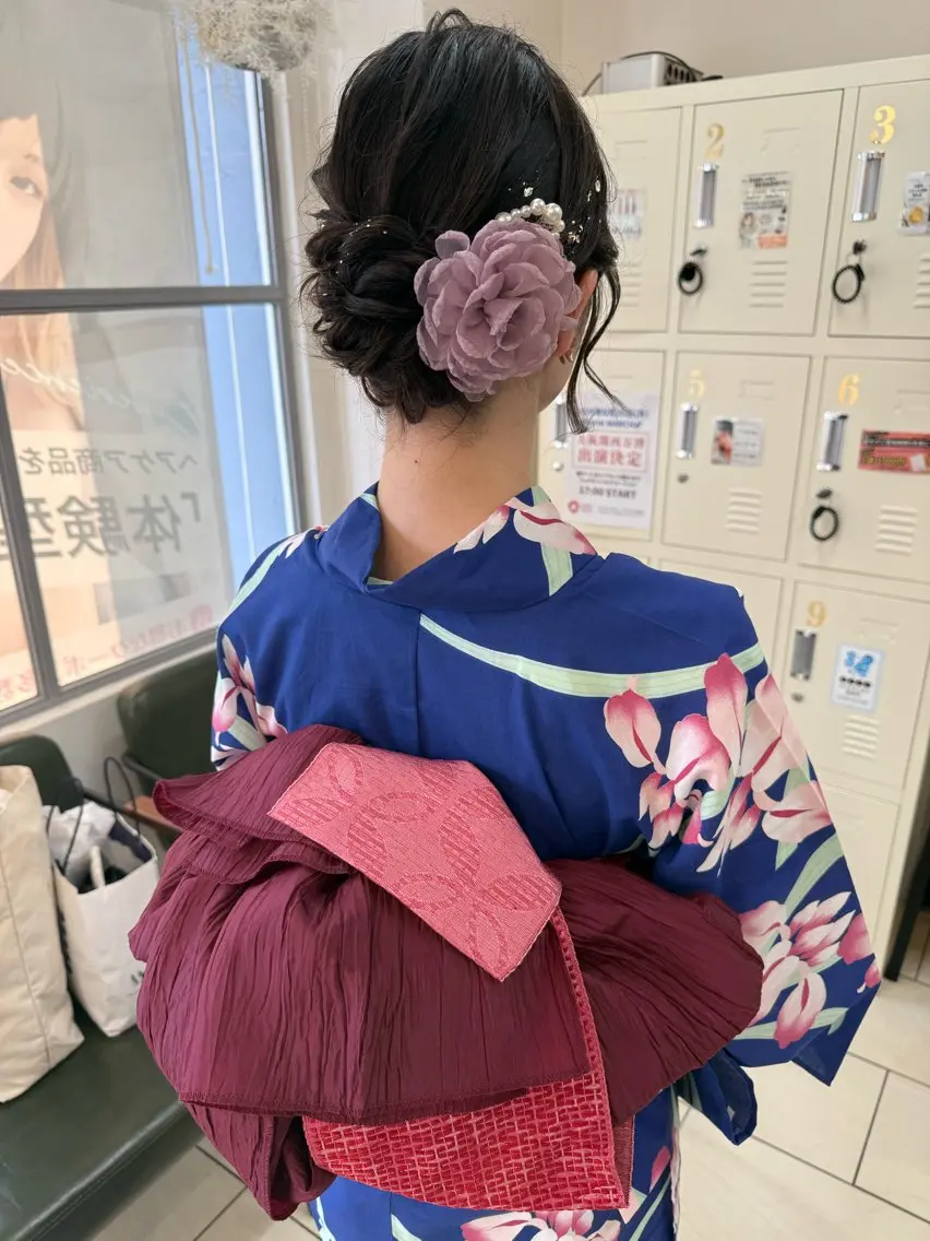 ヘアアレンジ 浴衣 ヘアセット 【寺田町】ソリハシ アキラのヘアスタイル