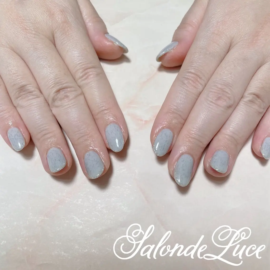 ネイル ラメ(グリッター) ワンカラーネイル Salon de Luceのネイルデザイン