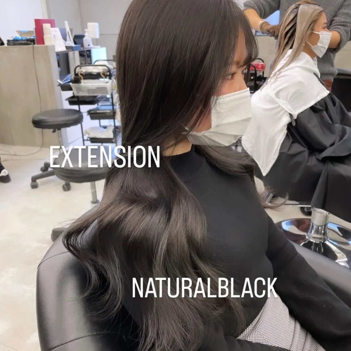 ロング カラー ヘアカラー エクステ エクステ🩵ブリーチ 韓国ヘア🩵KAEのヘアスタイル