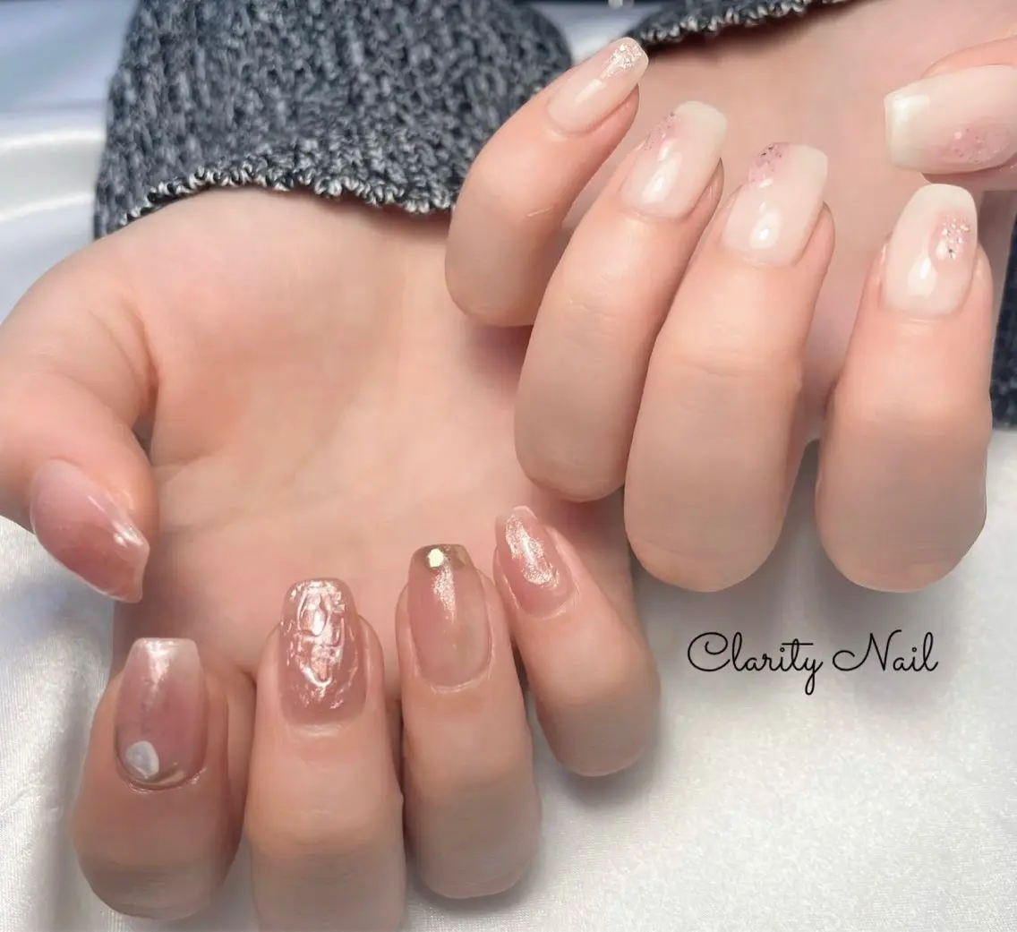 ネイル アートネイル 持ち込み ハンドネイル Clarity Nailのネイルデザイン