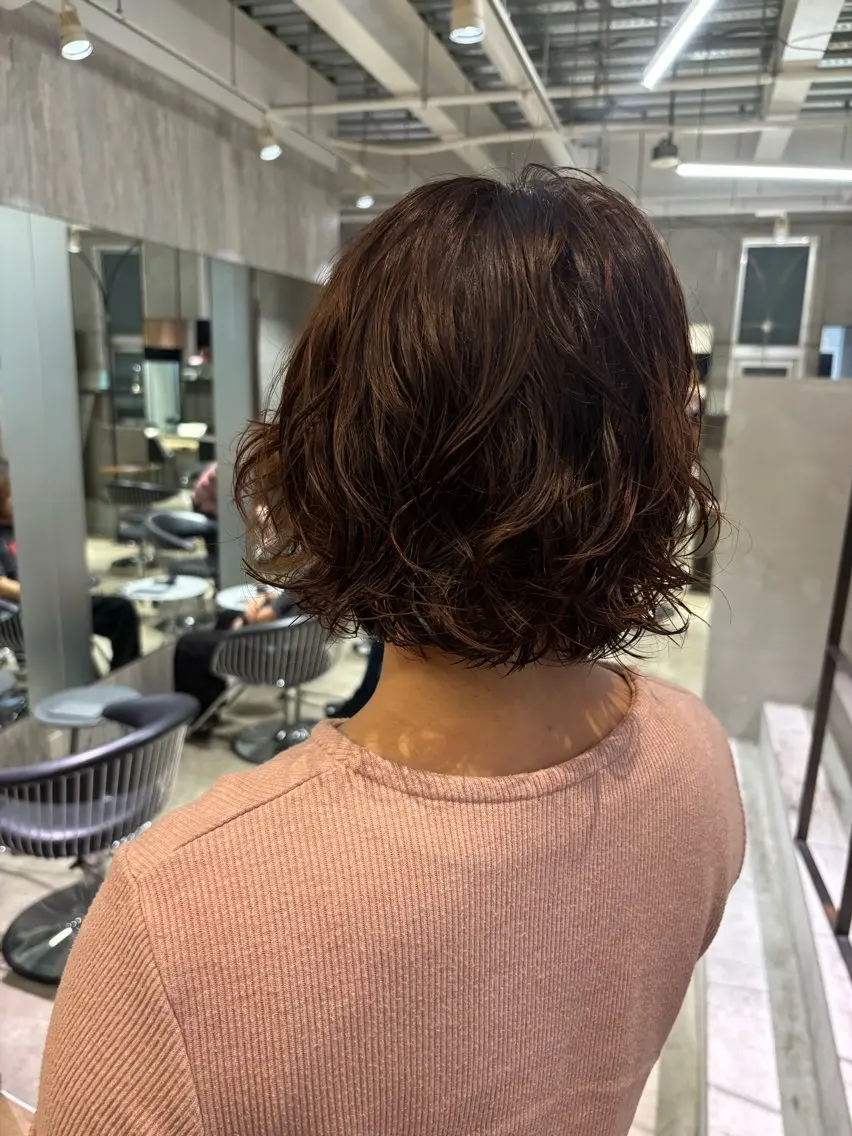 cut+color+perm 🟠の写真
