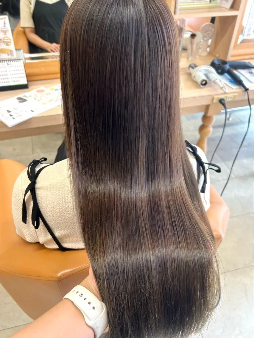 ロング ヘアカラー トリートメント kaho/ 透明感カラー🫧のヘアスタイル