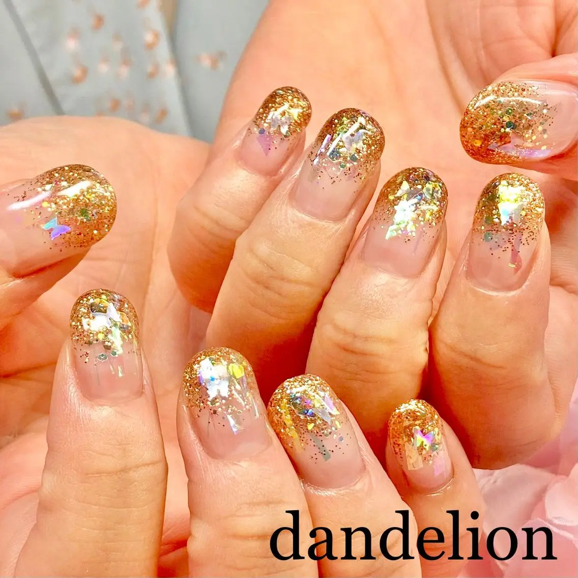 ネイル ハンドネイル ハンドケア dandelion ダンデライオンのネイルデザイン